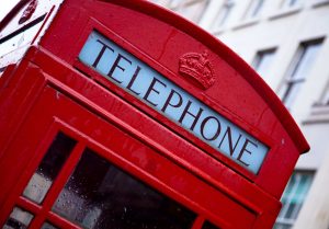 telephone box london famous